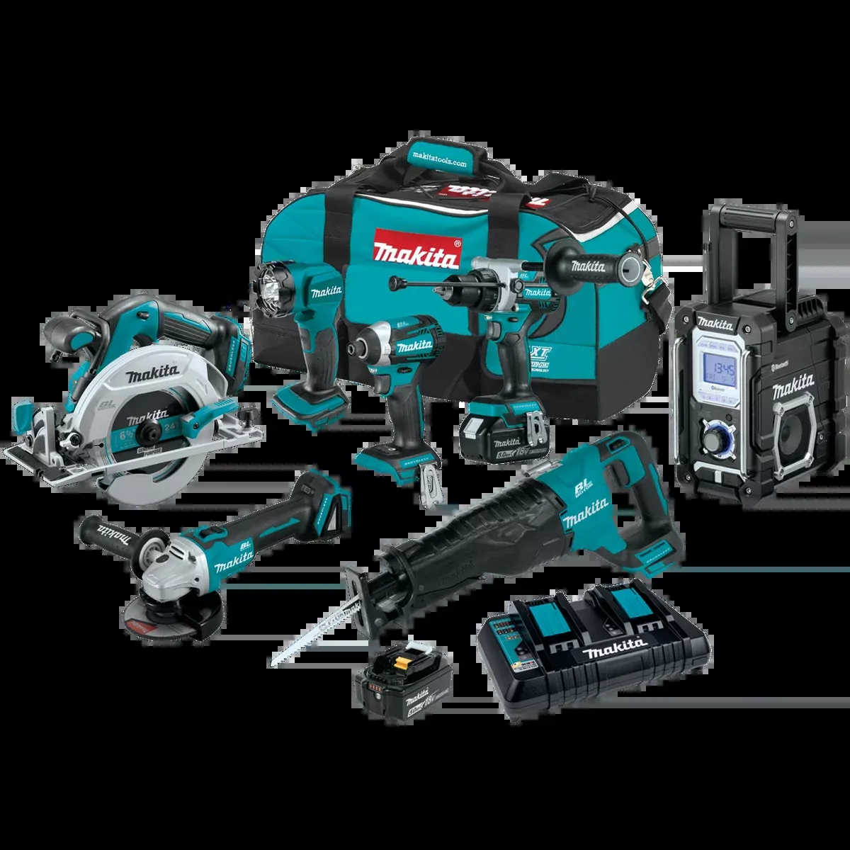MAKITA 18V LXT 7 PC. Combo Kit