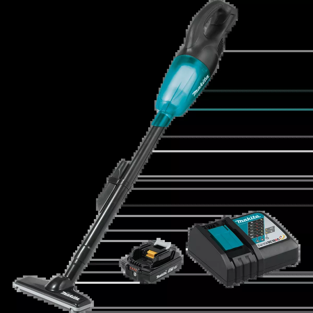 MAKITA 18V LXT Compact Vacuum Kit