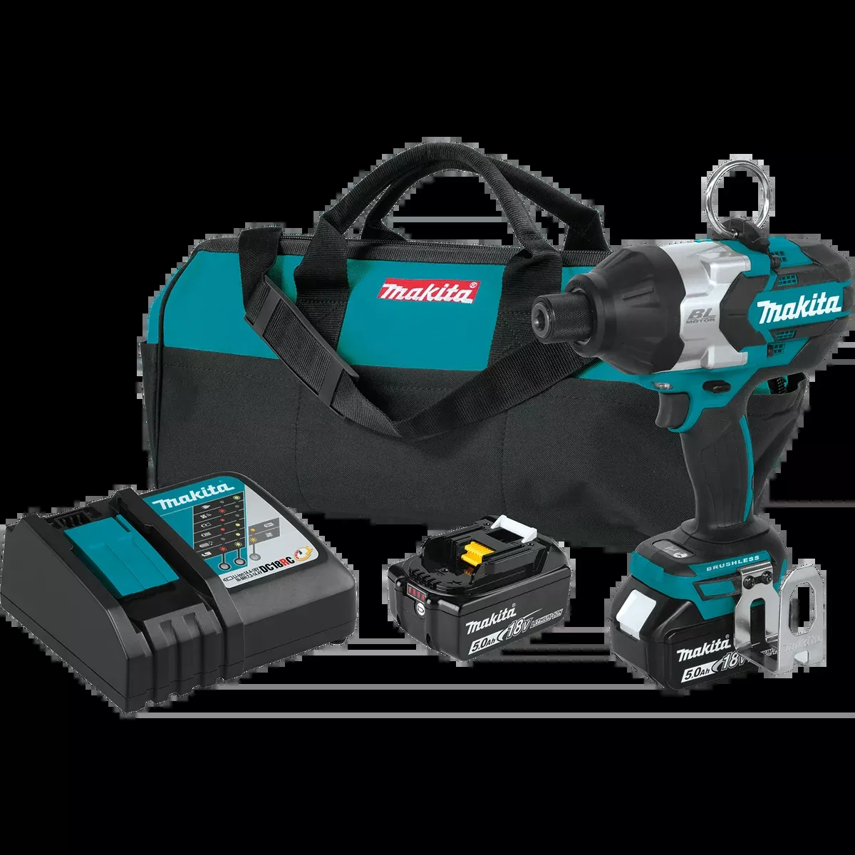MAKITA 18V LXT High‑Torque 7/16" Hex Impact Wrench Kit