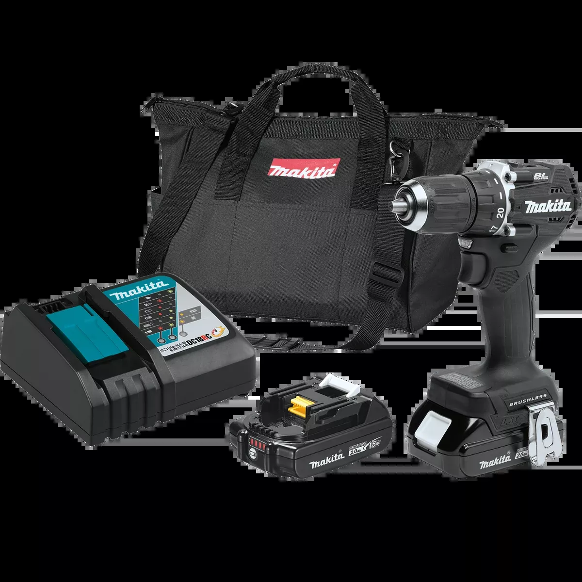 MAKITA 18V LXT Sub‑Compact 1/2" Driver‑Drill Kit