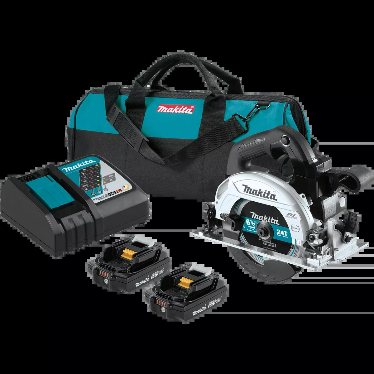 MAKITA 18V LXT Sub‑Compact 6‑1/2” Circular Saw Kit