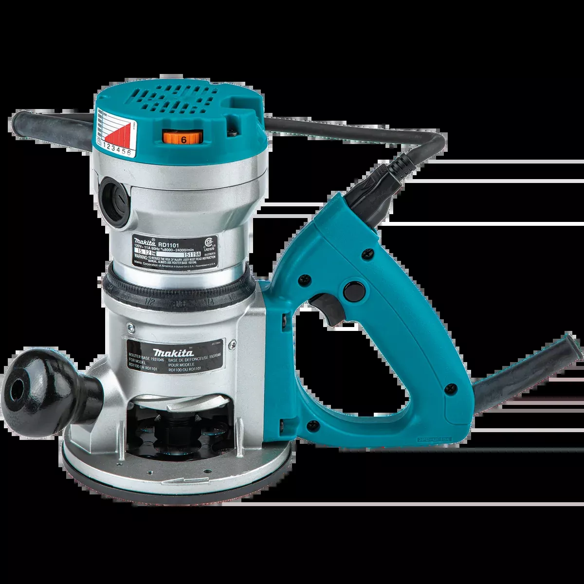 MAKITA 2‑1/4 HP* D‑Handle Router