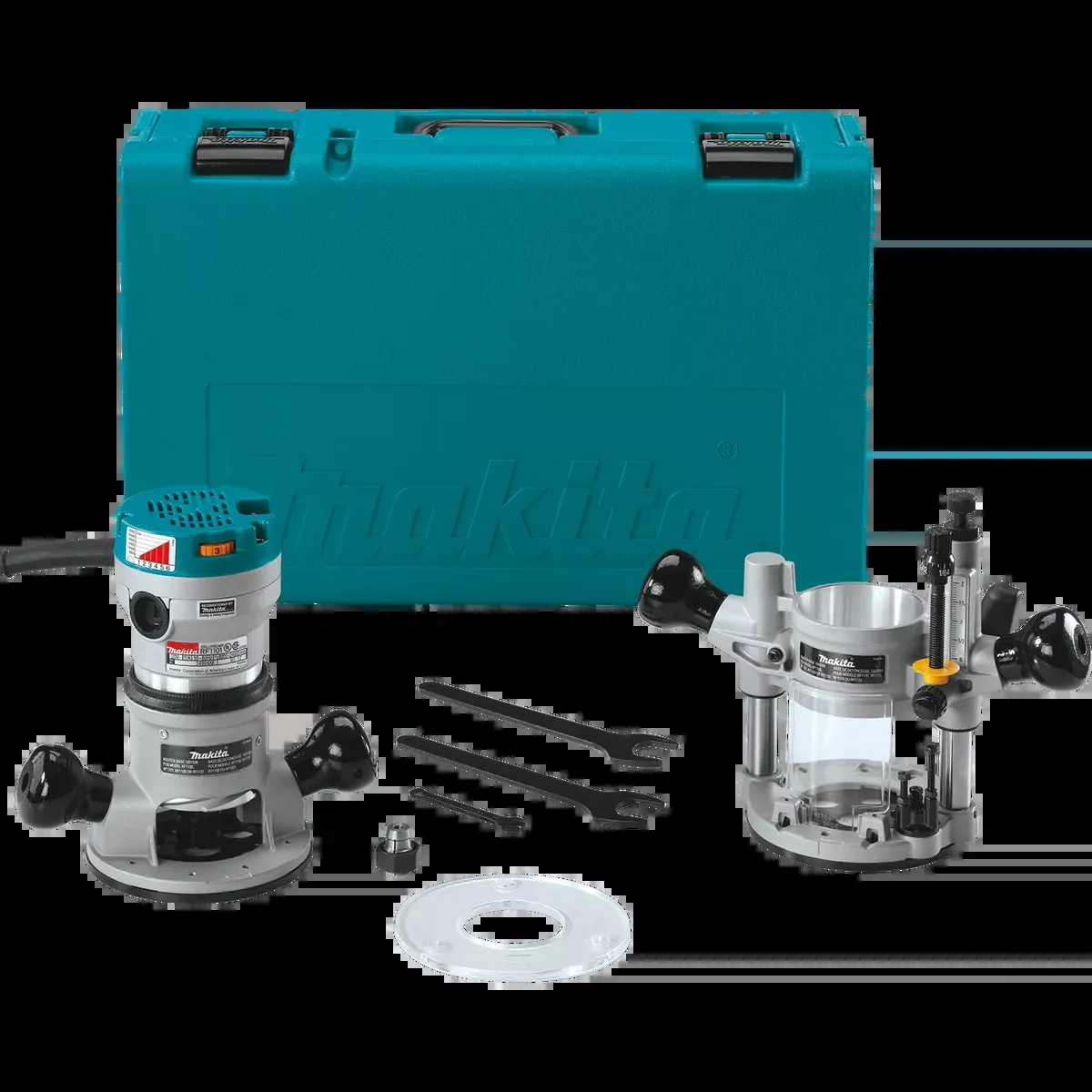 MAKITA 2‑1/4 HP* Router Kit w/ Plunge Base