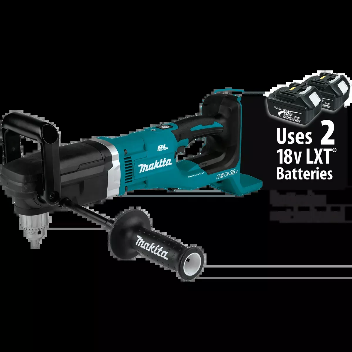 MAKITA 36V (18V X2) LXT 1/2" Right Angle Drill (Tool Only)