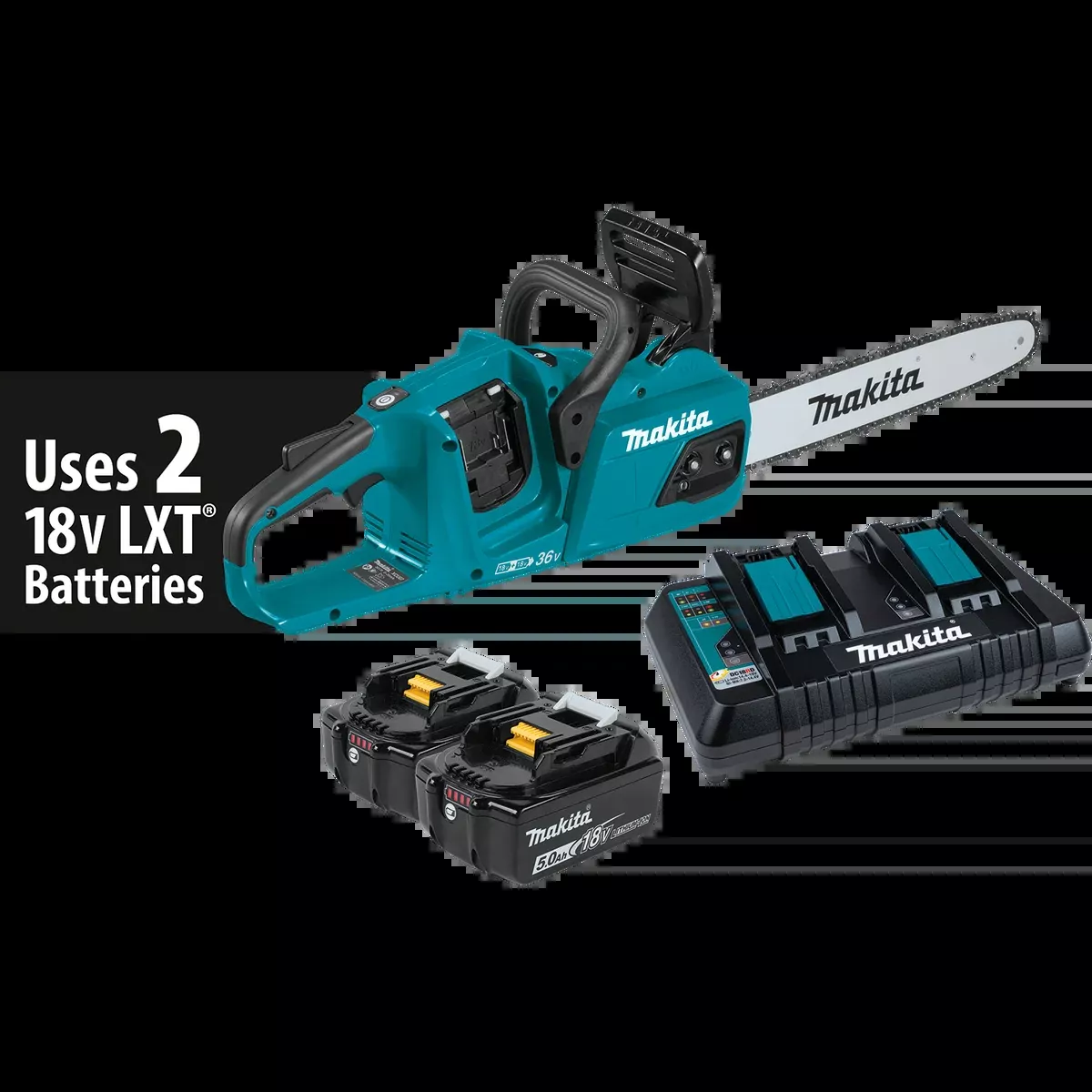 MAKITA 36V (18V X2) LXT 14" Chain Saw Kit