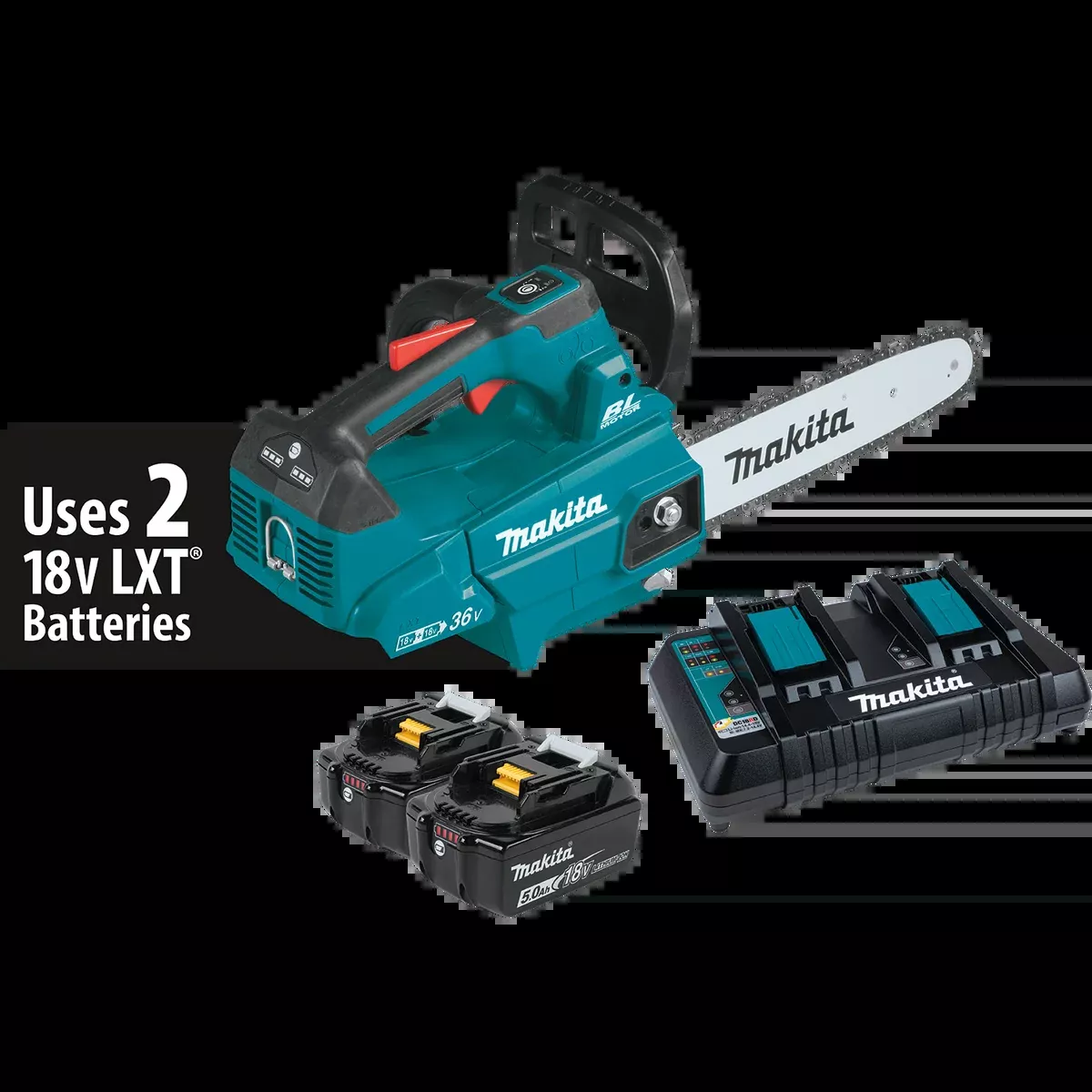 MAKITA 36V (18V X2) LXT 14" Top Handle Chain Saw Kit