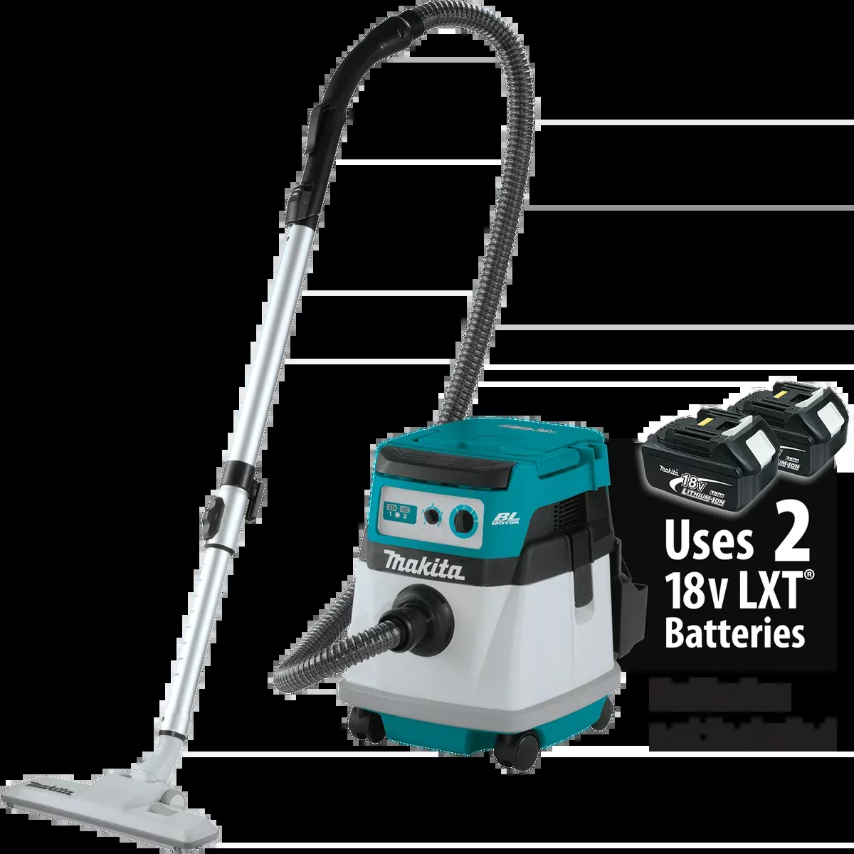 MAKITA 36V (18V X2) LXT 4 Gallon Wet/Dry Dust Extractor/Vacuum (Tool Only)