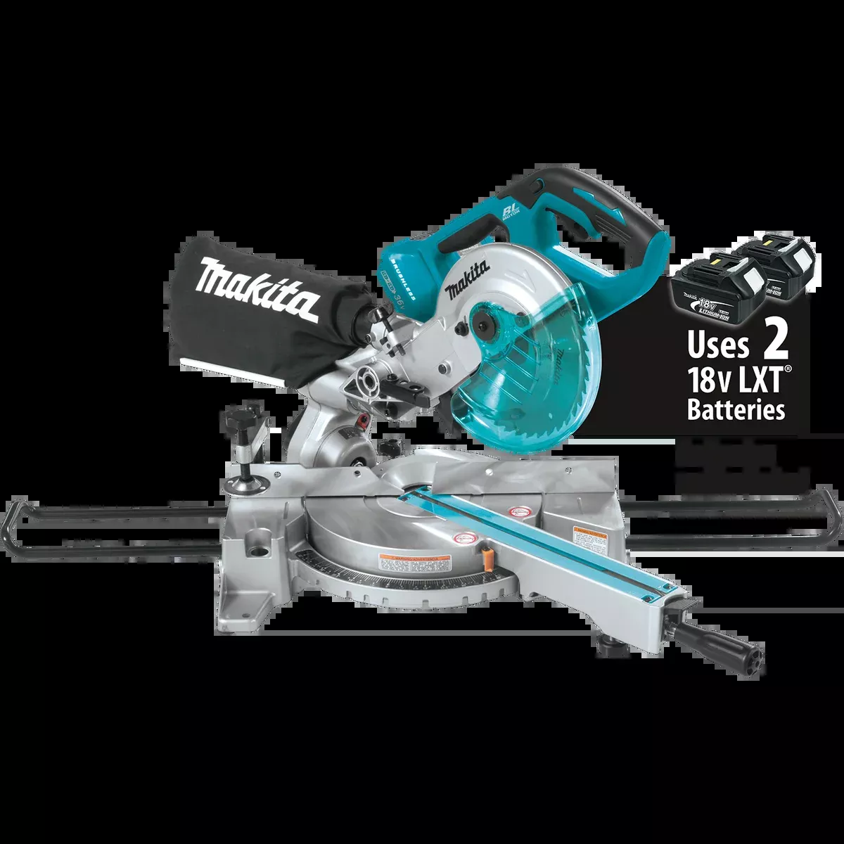 MAKITA 36V (18V X2) LXT 7‑1/2" Dual Slide Compound Miter Saw (Tool Only)