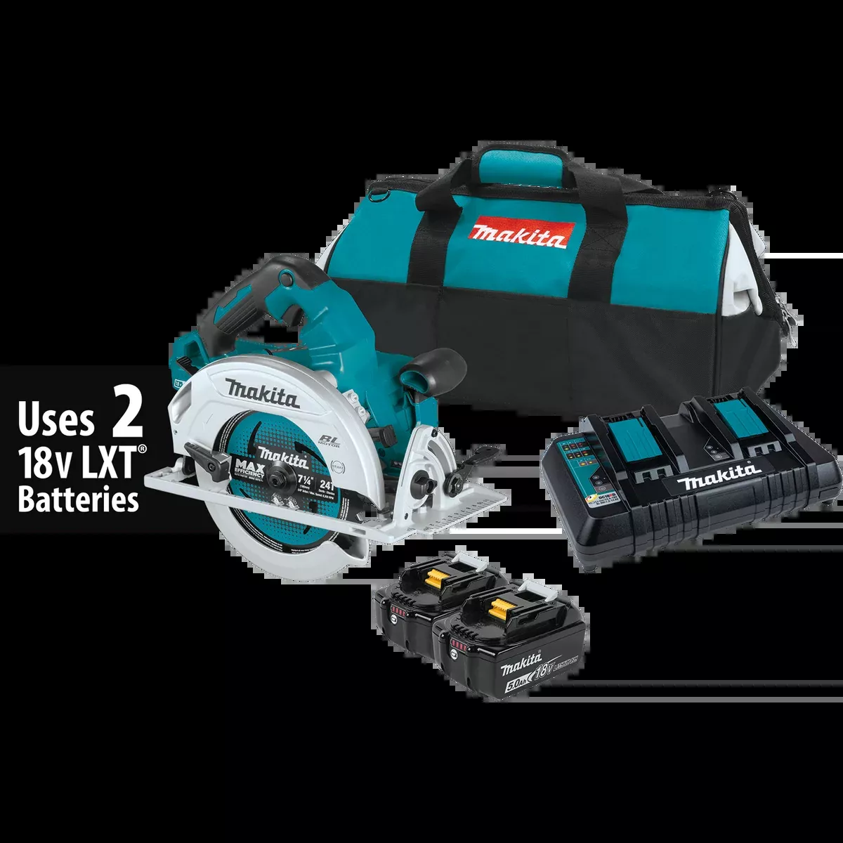 MAKITA 36V (18V X2) LXT 7‑1/4” Circular Saw Kit
