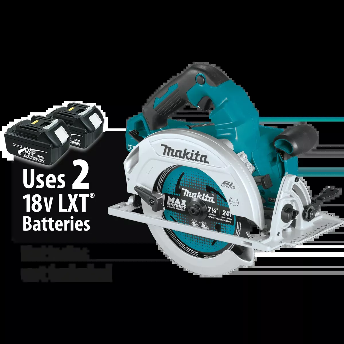 MAKITA 36V (18V X2) LXT 7‑1/4” Circular Saw (Tool Only)
