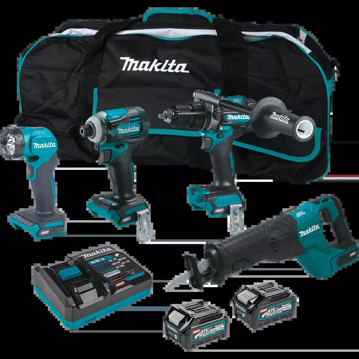 MAKITA 40V MAX XGT 4 PC. Combo Kit