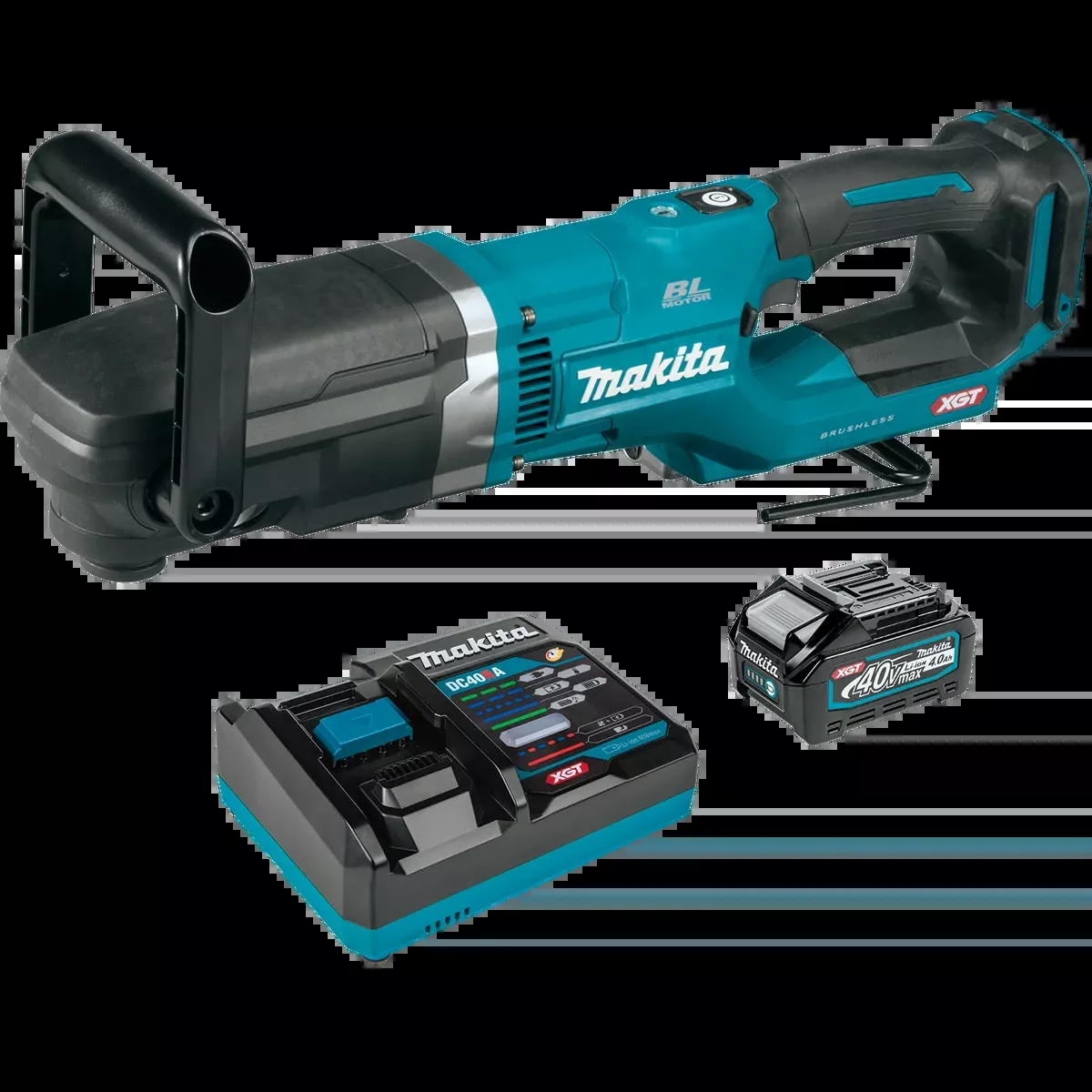 MAKITA 40V MAX XGT 7/16" Hex Right Angle Drill Kit