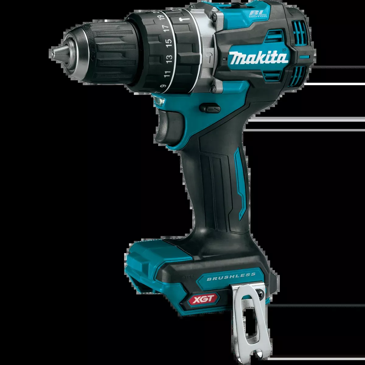 MAKITA 40V MAX XGT Compact 1/2" Hammer Driver‑Drill (Tool Only)