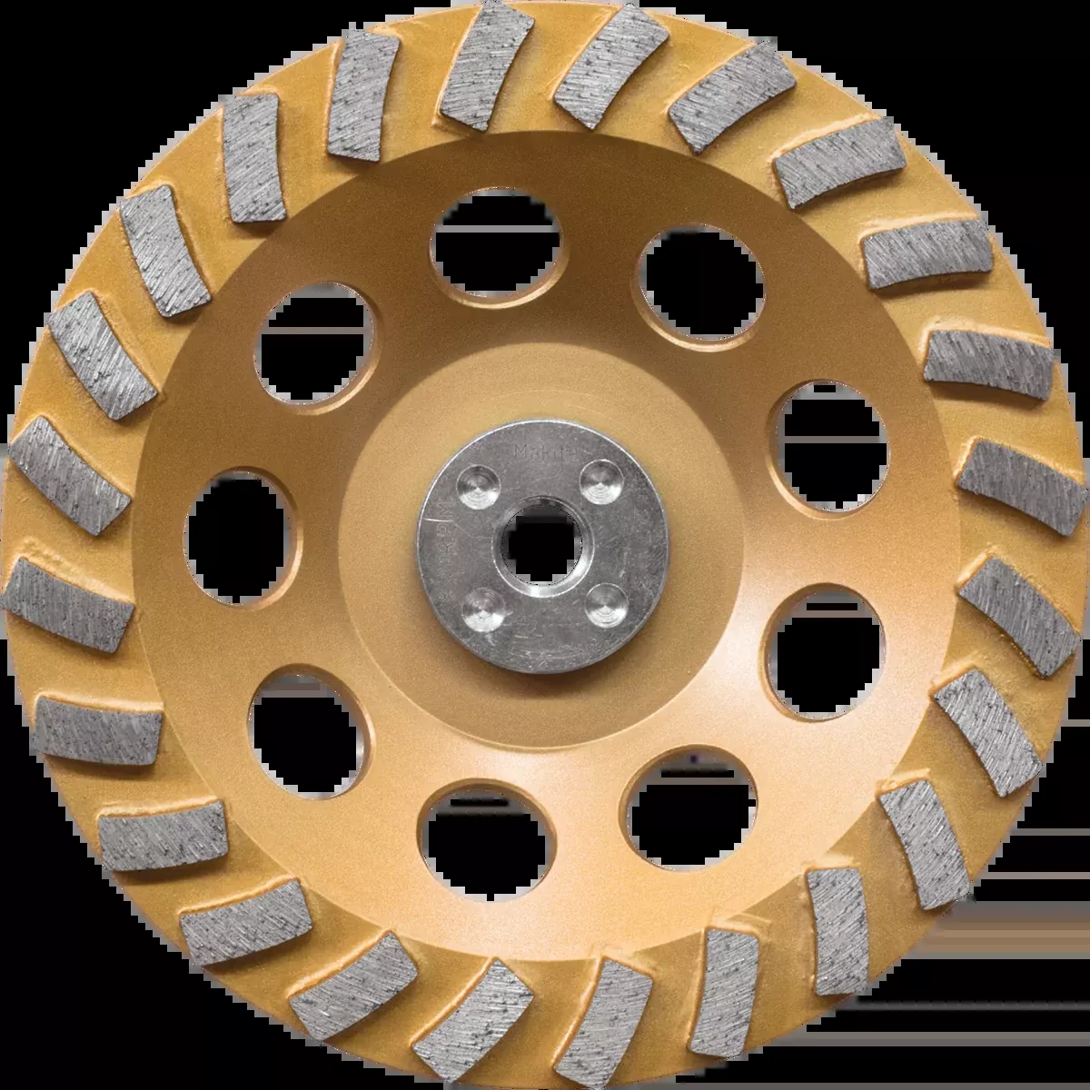 MAKITA 7" Low‑Vibration Diamond Cup Wheel, 24 Segment Turbo