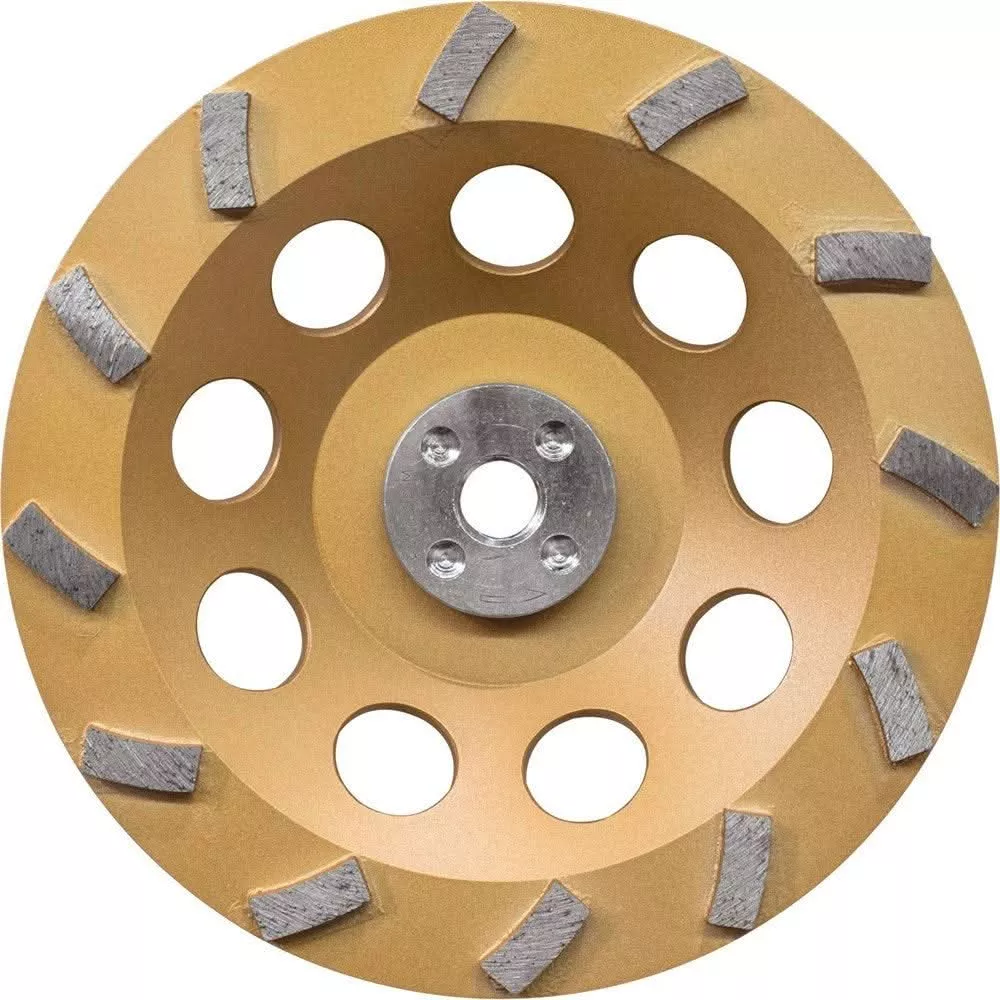 Makita A-96419 7" Low-Vibration Diamond Cup Wheel, 12 Segment Turbo