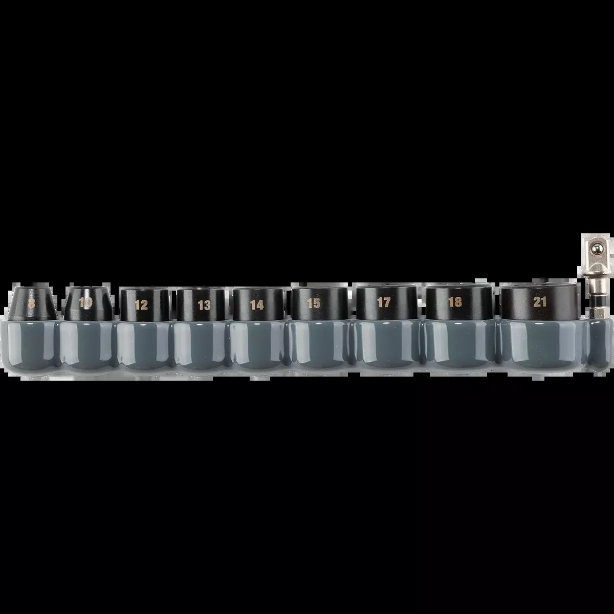 MAKITA IMPACT XPS 10 PC. 3/8" Drive 6‑Point Metric Impact Socket Set w/ Standard Socket Adapter