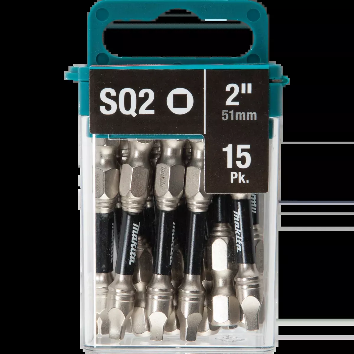MAKITA IMPACT XPS #2 Square 2" Power Bit (15 PACK)