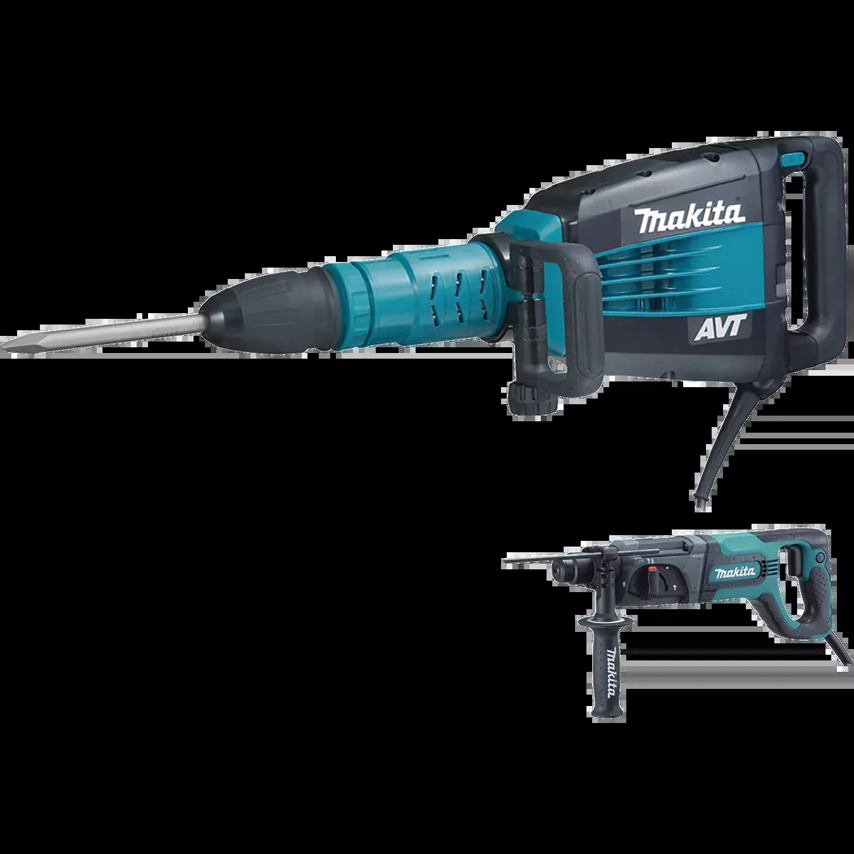 MAKITA SDS‑MAX AVT Demolition Hammer & 1" Rotary Hammer
