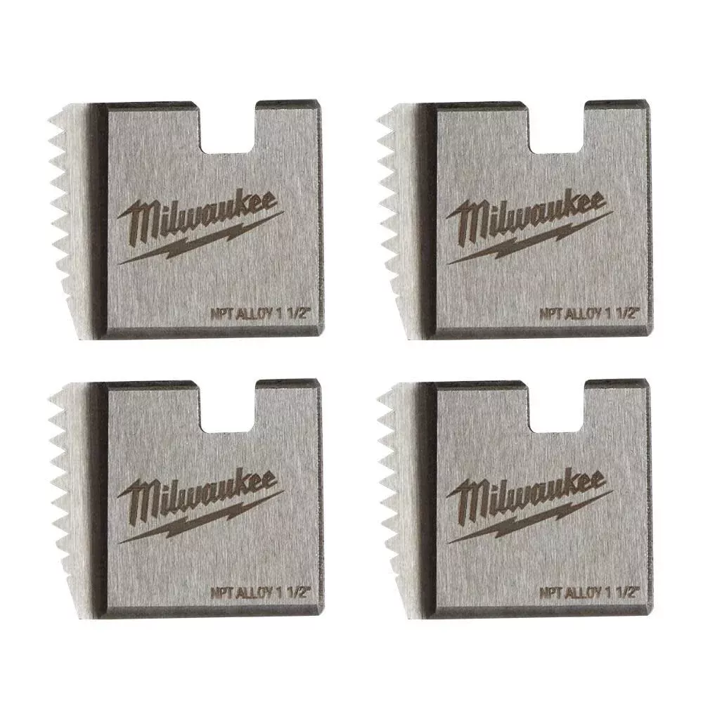 Milwaukee 1-1/2" Alloy NPT Portable Pipe Threading Dies