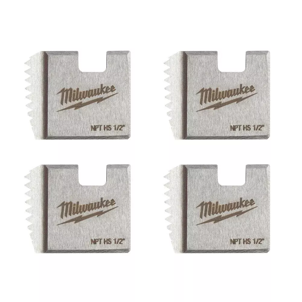Milwaukee 1/2" High Speed NPT Portable Pipe Threading Dies