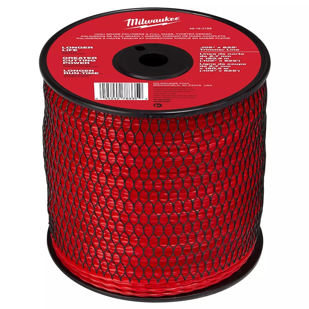 Milwaukee .105" x 625' Trimmer Line 49-16-2789