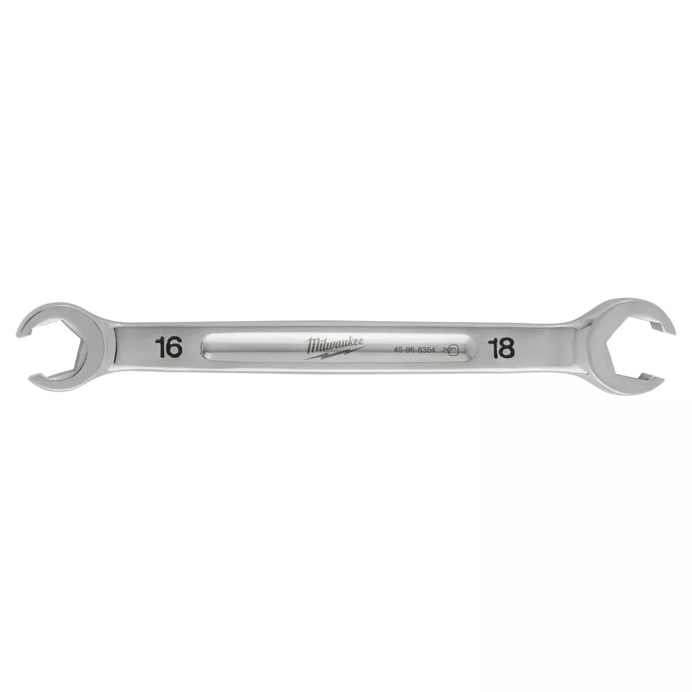 Milwaukee 16mm X 18mm Double End Flare Nut Wrench 45-96-8354