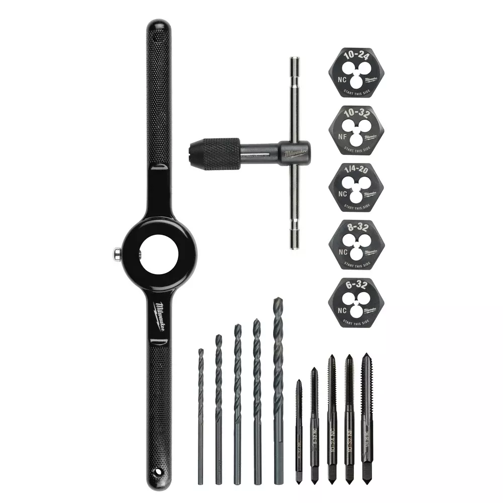 Milwaukee 17 Piece SAE Tap and Die Set 49-22-5600
