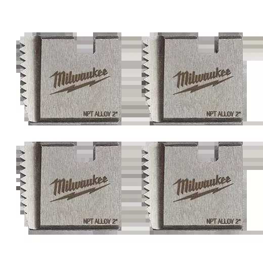 Milwaukee 2" Alloy NPT Portable Pipe Threading Dies