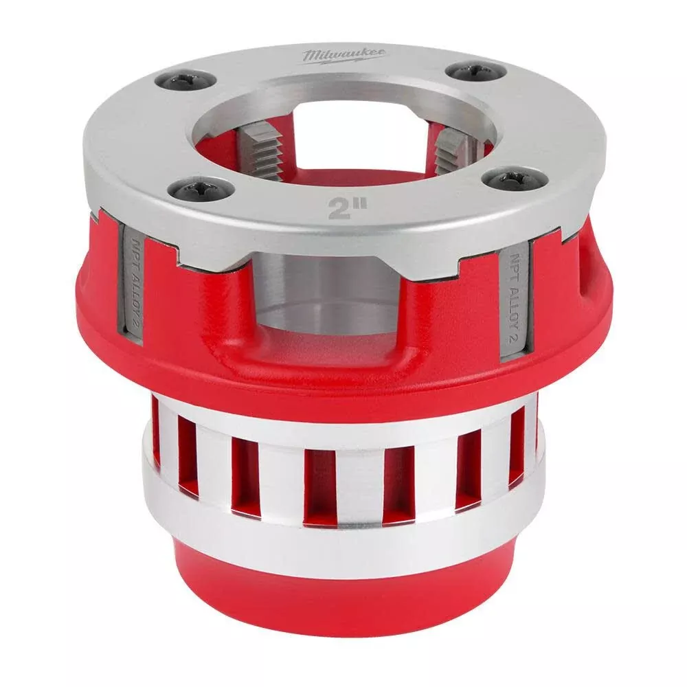 Milwaukee 2" Alloy NPT Portable Pipe Threading Forged Aluminum Die Head
