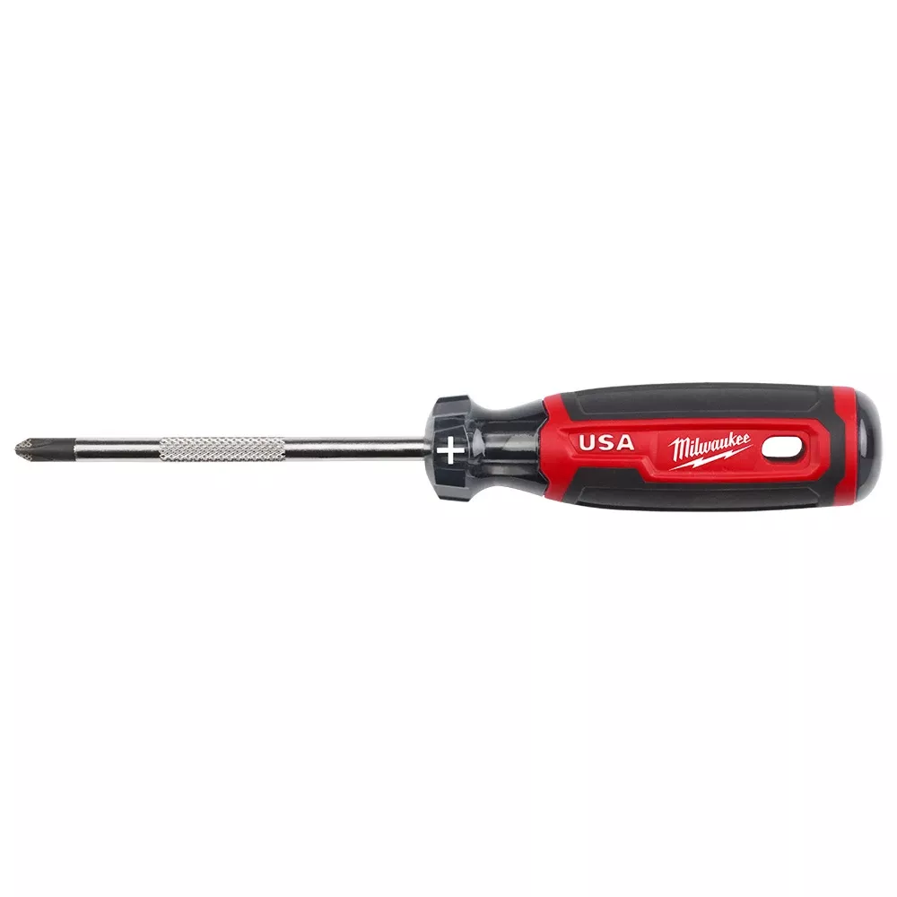 Milwaukee #2 Phillips 4" Cushion Grip Screwdriver (USA) MT202