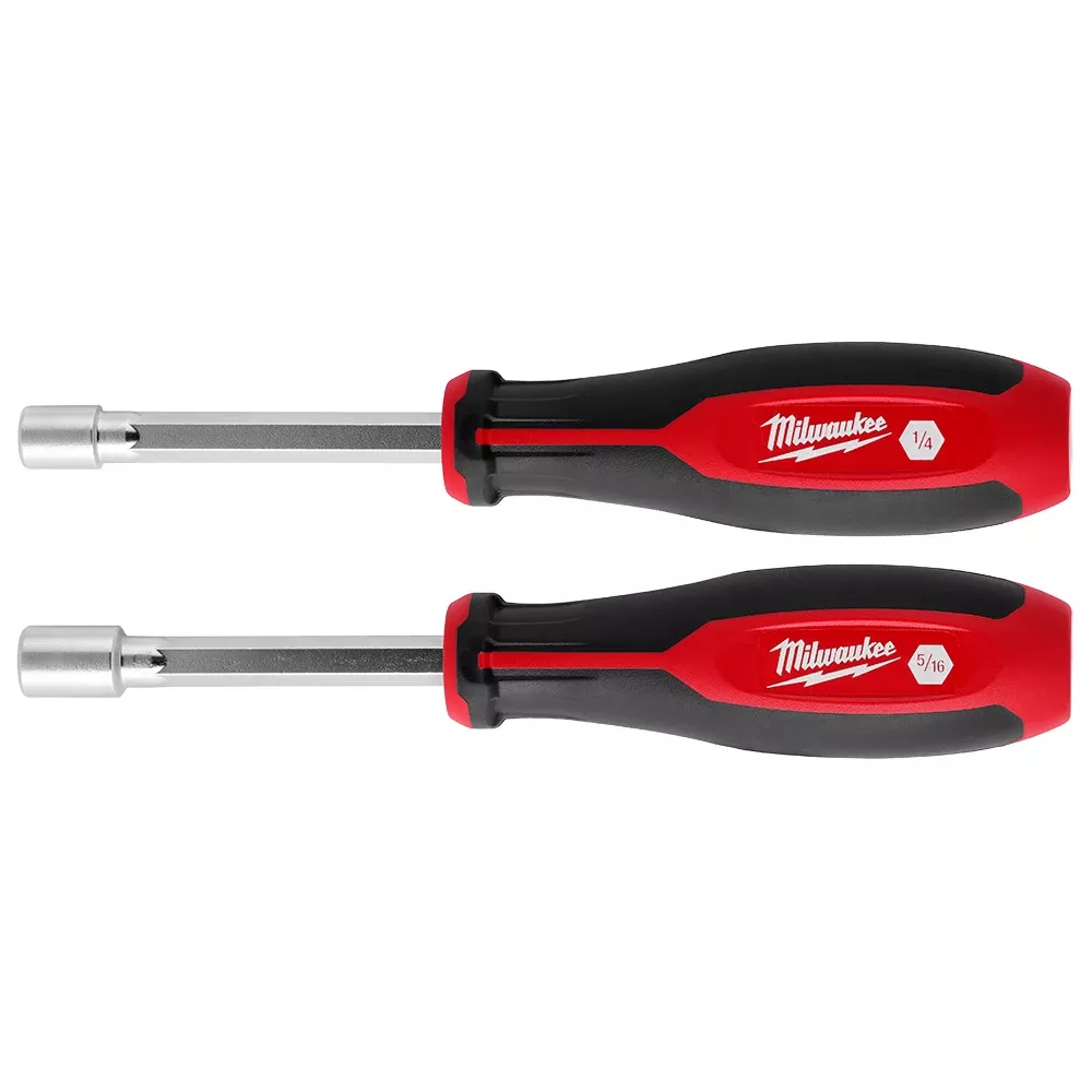 Milwaukee 2 Piece SAE HollowCore Magnetic Nut Driver Set 48-22-2542