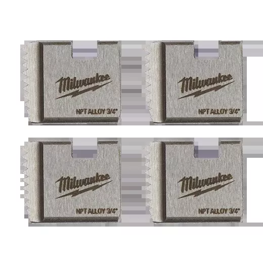 Milwaukee 3/4" Alloy NPT Portable Pipe Threading Dies