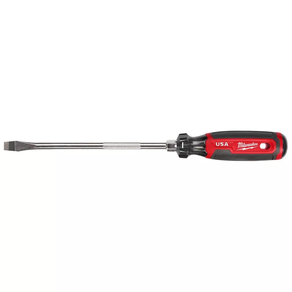 Milwaukee 3/8" Slotted 8" Cushion Grip Screwdriver (USA) MT209