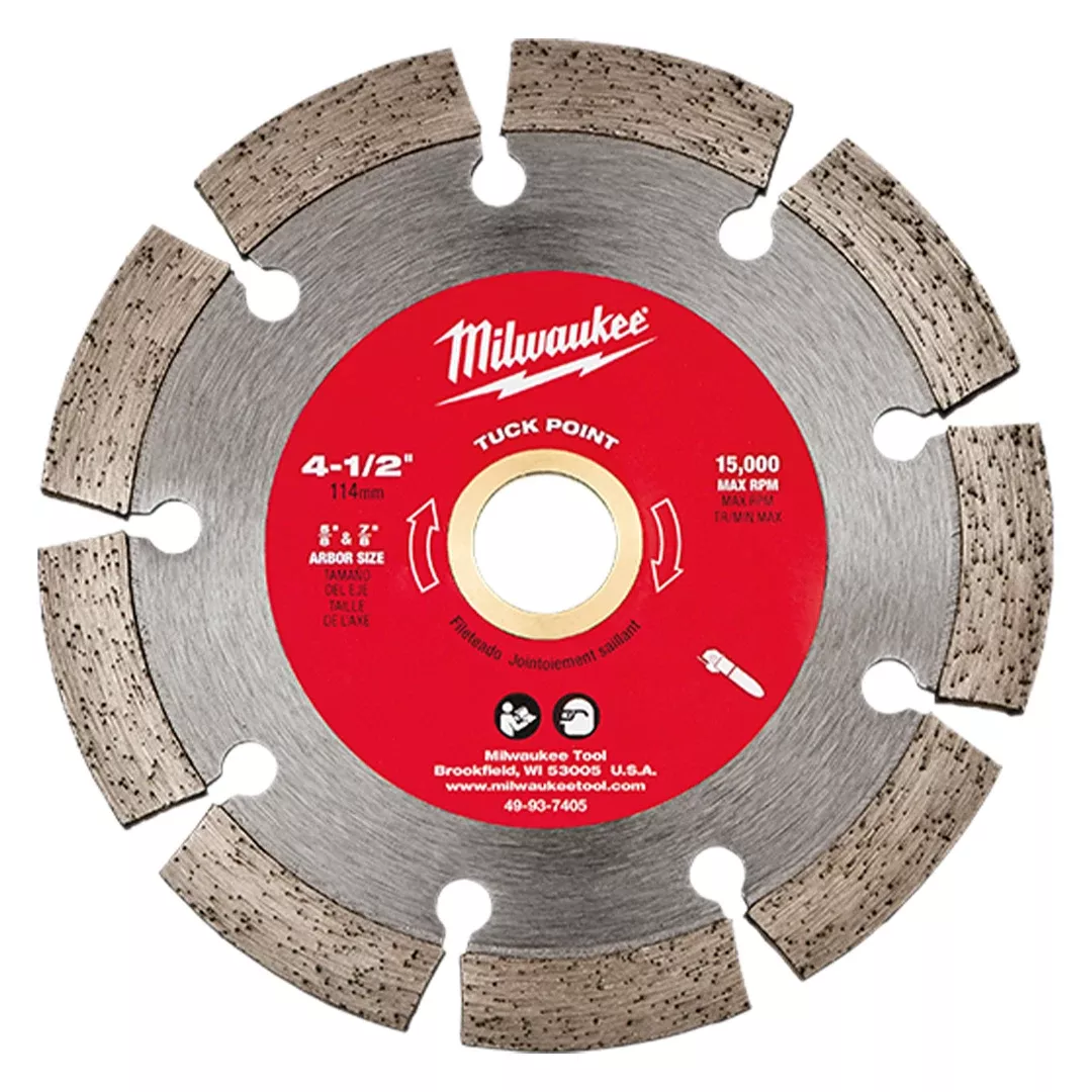 Milwaukee 4 -1/2" Tuck Point Segmented 49-93-7405