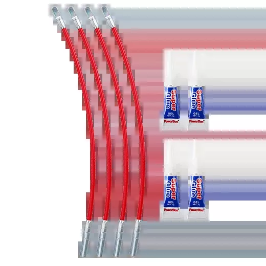 Milwaukee 4-Pack Polyester Fish Tape Flexible Metal Leaders 48-22-4191