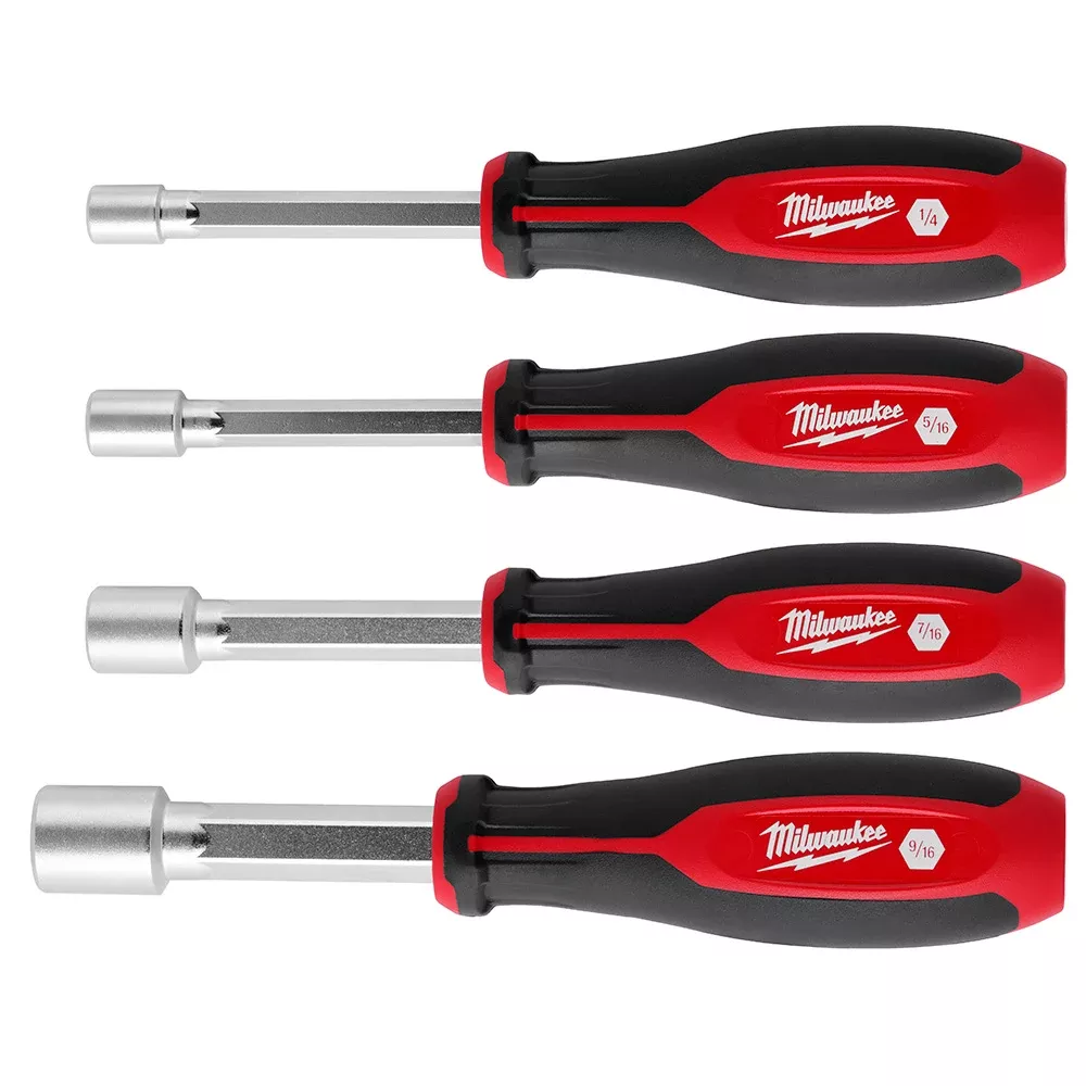 Milwaukee 4 Piece SAE HollowCore Nut Driver Set 48-22-2444