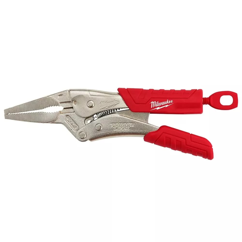 Milwaukee 48-22-3406 6" TORQUE LOCK Long Nose Locking Pliers with Durable Grip