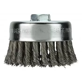 Milwaukee 48-52-1350 4" Knot Wire Cup Brush - Carbon Steel