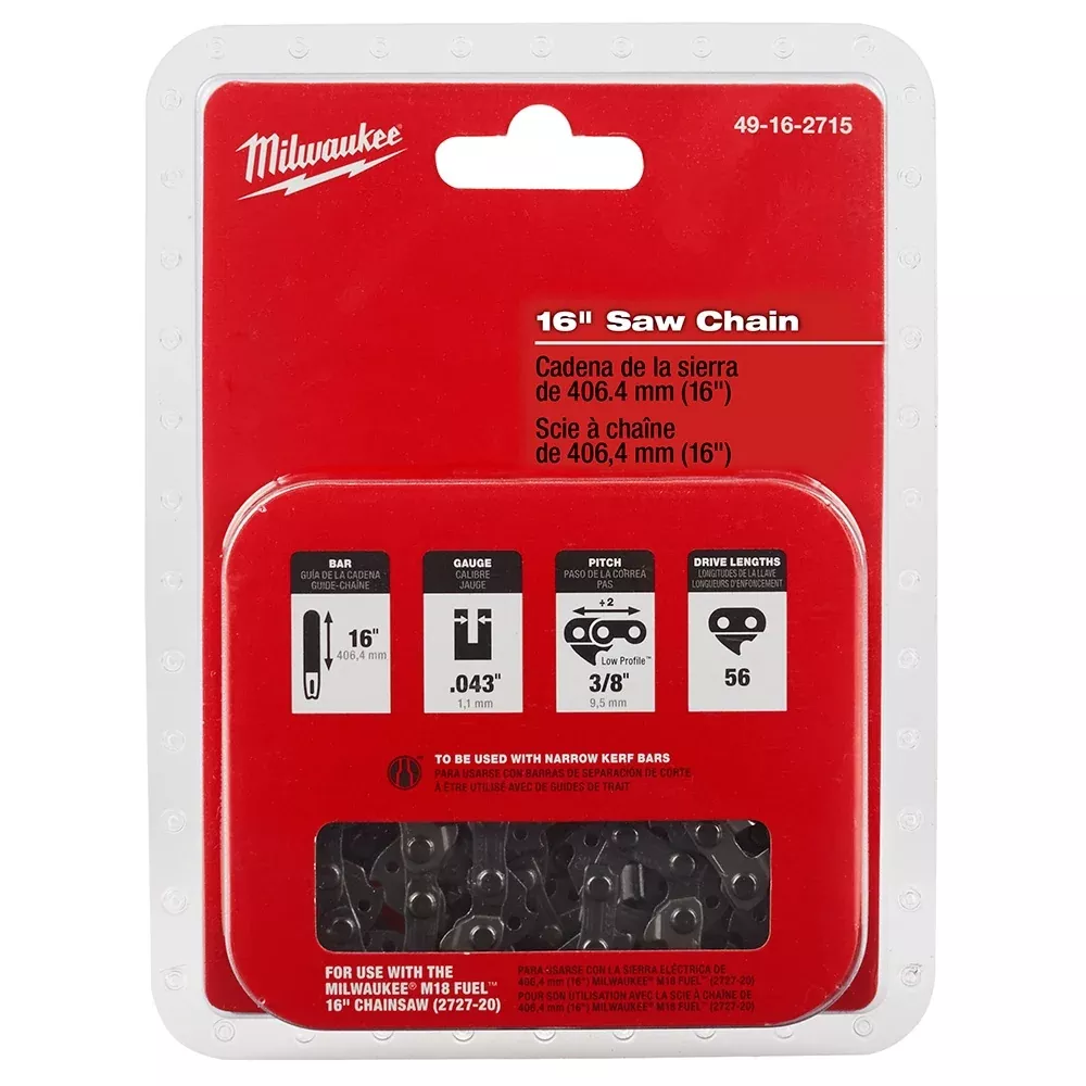 Milwaukee 49-16-2715 16 in. Saw Chain