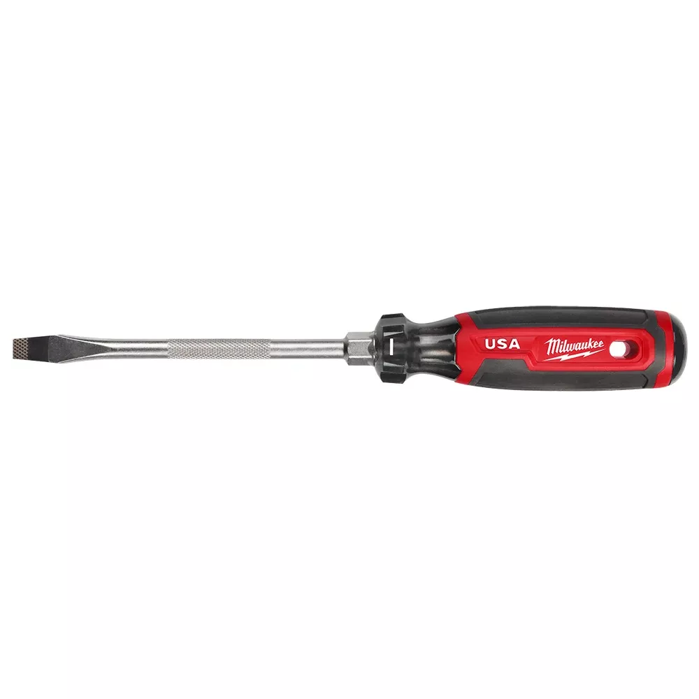 Milwaukee 5/16" Slotted 6" Cushion Grip Screwdriver (USA) MT207