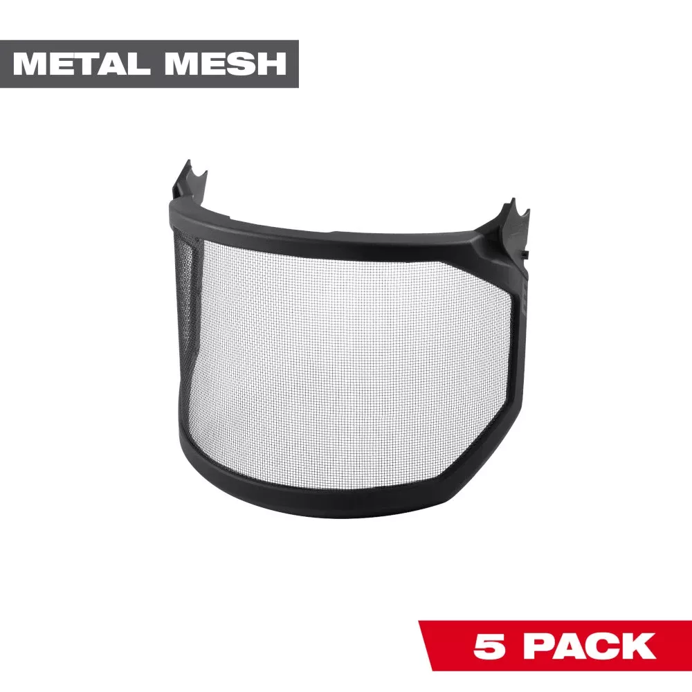 Milwaukee 5 Pack Mesh Shield Replacement (Helmet & Hard Hat Mount) 48-73-1432
