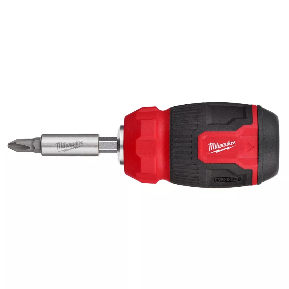Milwaukee 8-in-1 Compact Multi-Bit Screwdriver 48-22-2910