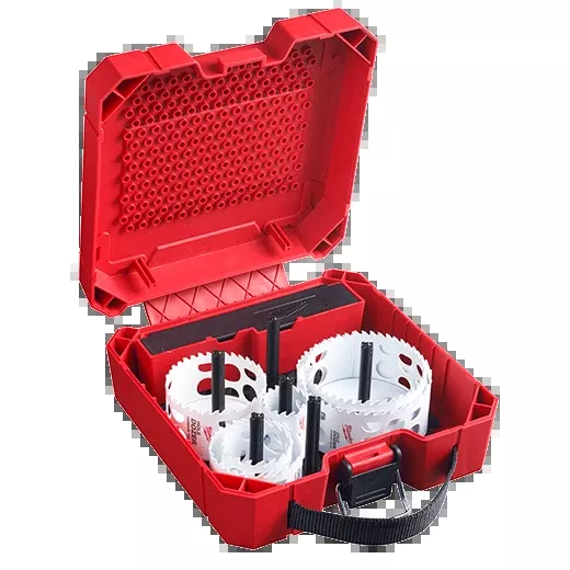 Milwaukee 9 PC HOLE DOZER™ with Carbide Teeth Large Diameter Hole Saw Kit