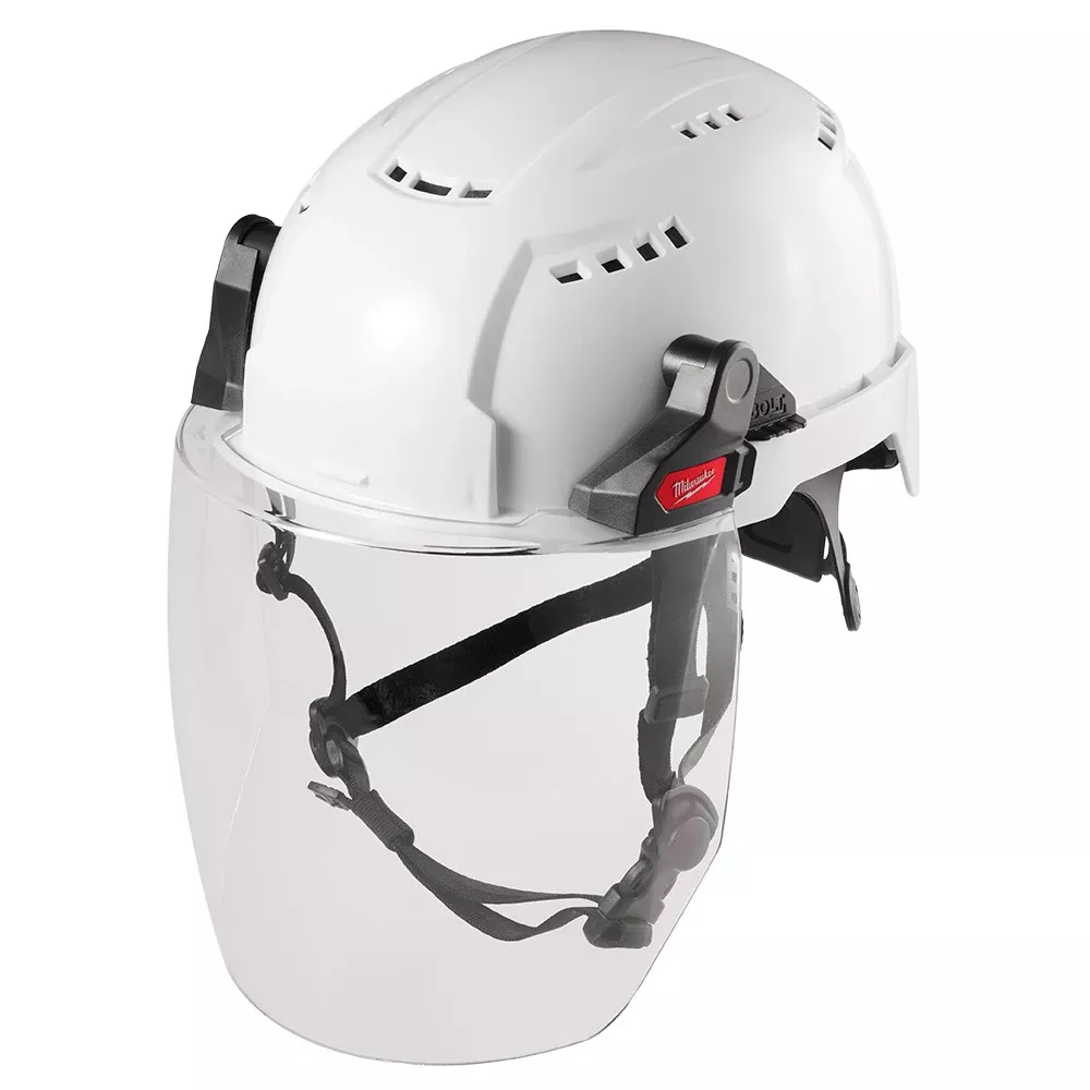 Milwaukee BOLT Full Face Shield - Clear Dual Coat Lens (No Brim) 48-73-1421