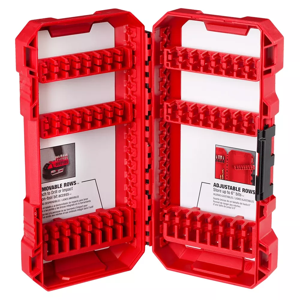 Milwaukee Customizable Medium PACKOUT Compatible Case for Impact Driver Accessories 48-32-9921