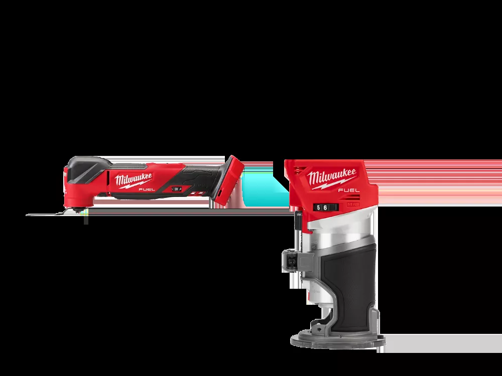 Milwaukee M18 FUEL Oscillating Multi-Tool & M18 FUEL Compact Router - TOOL ONLY 2836-20 & 2723-20