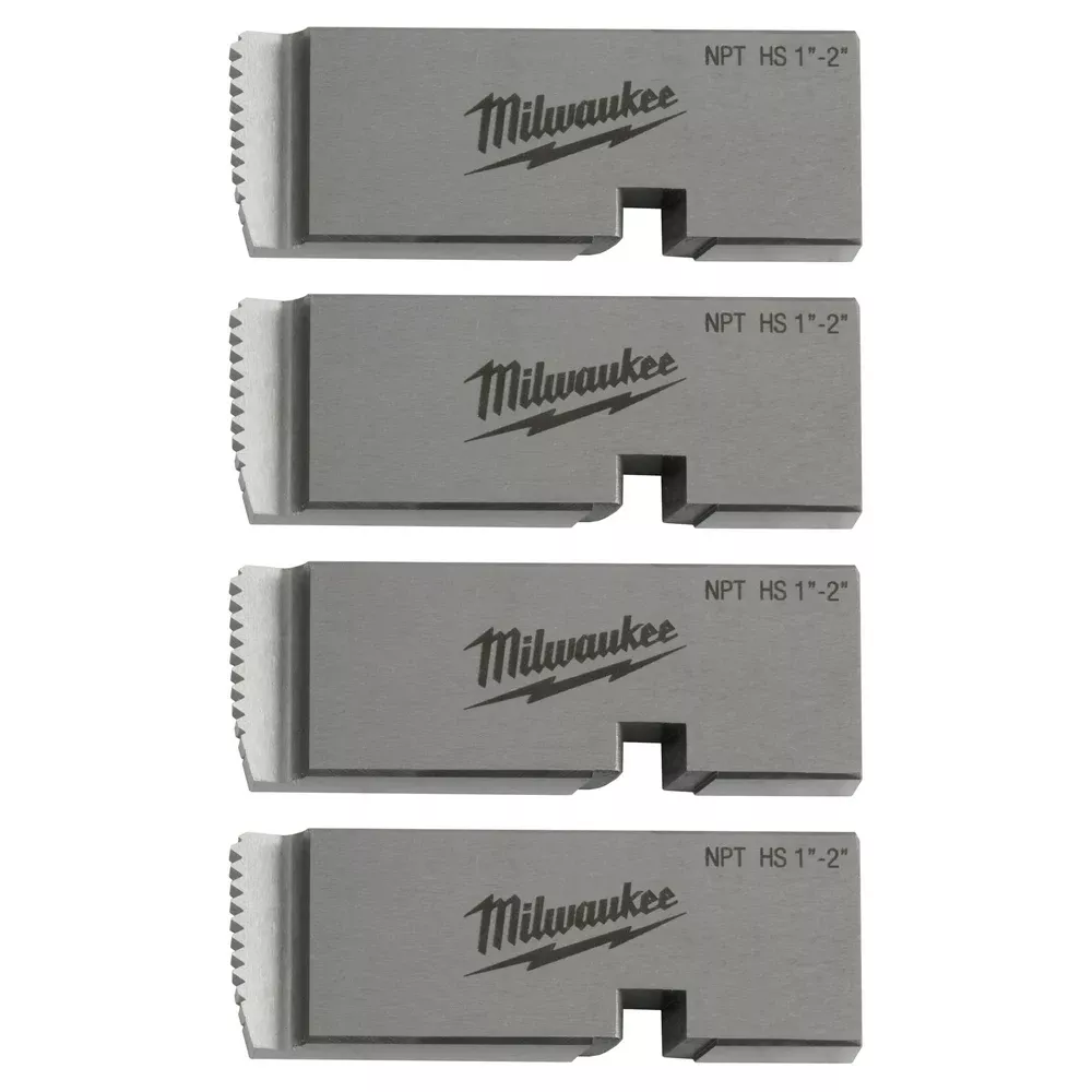Milwaukee Milwaukee 1"-2" HIGH SPEED NPT Universal Pipe Threading Dies 48-36-1204