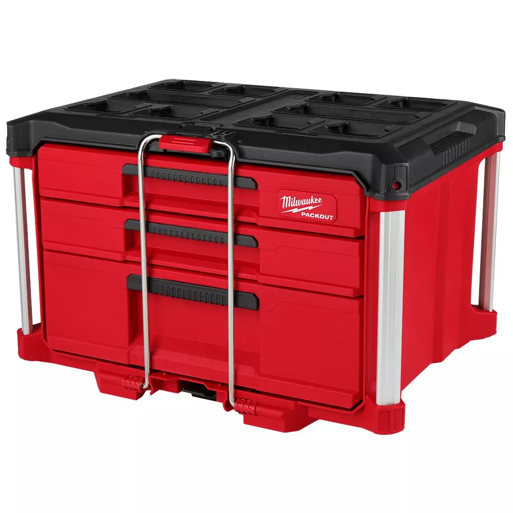 Milwaukee PACKOUT Multi-Depth 3-Drawer Tool Box 48-22-8447