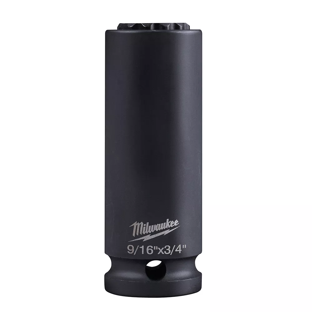Milwaukee SHOCKWAVE 9/16" x 3/4"Lineman's 12PT2-in-1 Socket 49-66-5121