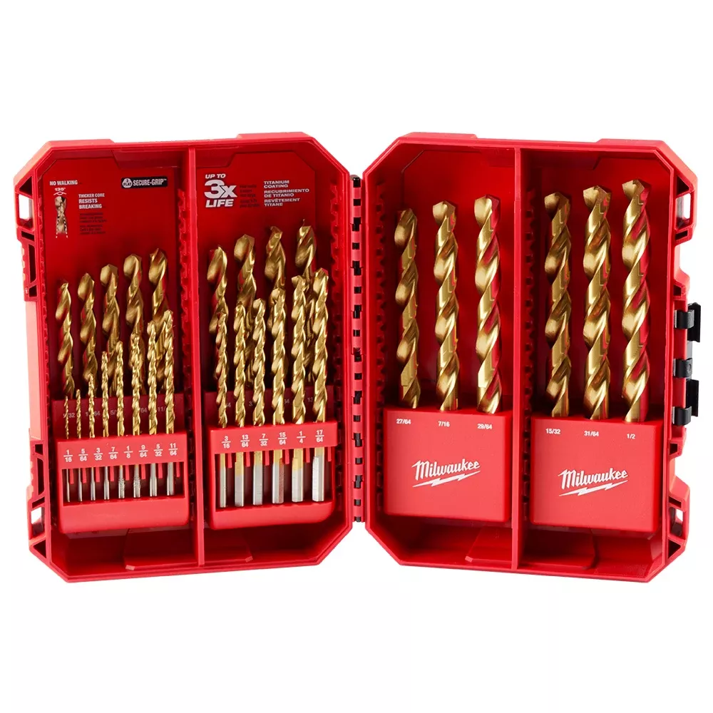 Milwaukee THUNDERBOLT Titanium Drill Bit Set - 29 Piece 48-89-0012